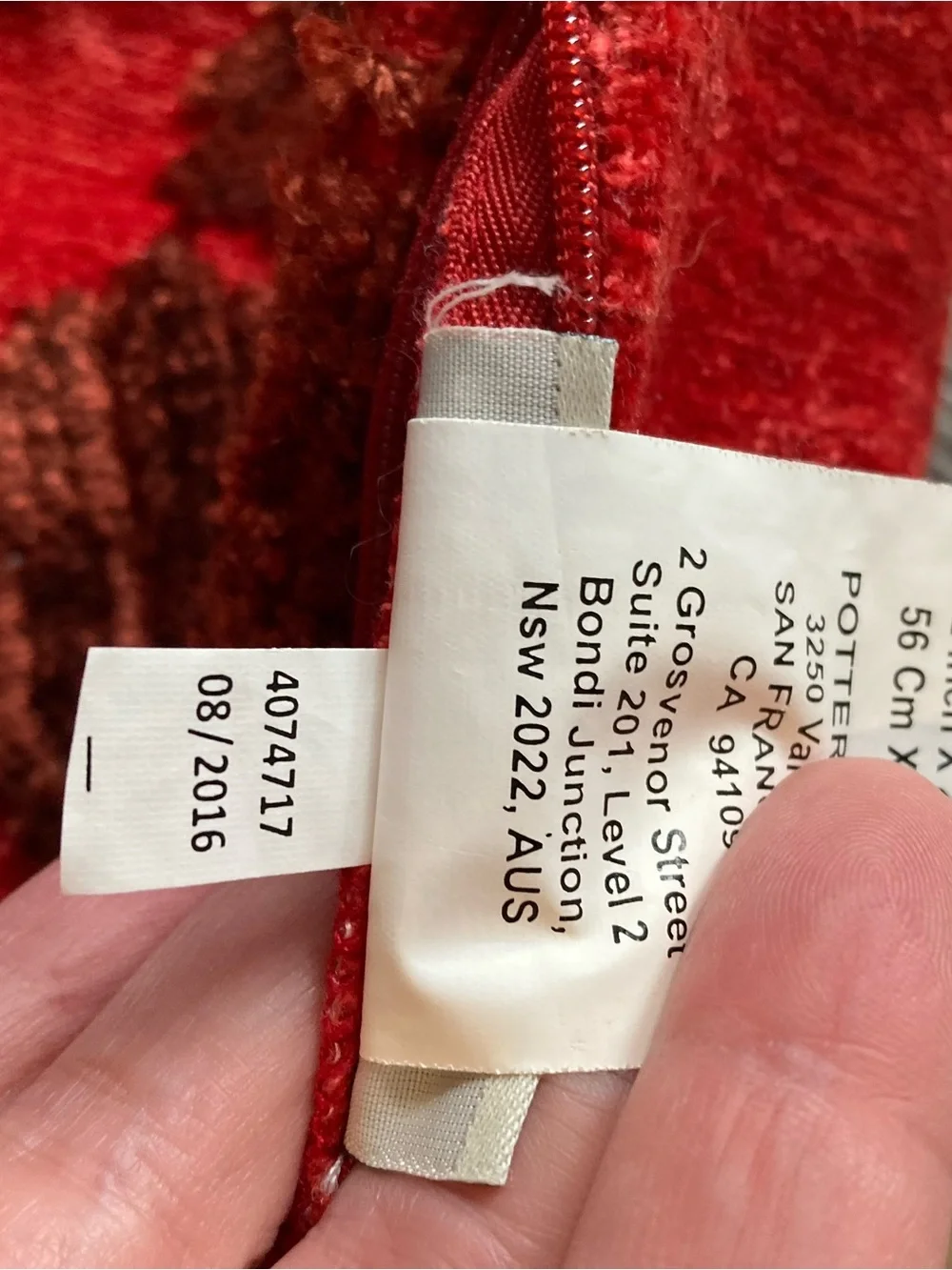 Pottery Barn Natalia Jacquard Chenille pillow cover